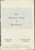 Les Grands vins de Bordeaux- The fine wines of Bordeaux- Die Ber&uuml;hmten Weine von Bordeaux. Collectif