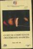 "Guide de compétences ""Matériaux avancés"" Edition 1993/1994". Ministère de l'industrie, des postes, commerces