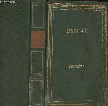 "Pensées (Collection ""Les cent livres"")". Pascal Blaise