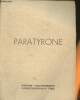 Paratyrone- Hormone parathyrodienne physiologiquement titrée. Collectif