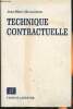 Technique contractuelle. Mousseron Jean Marc