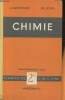 Chimie- Programmes 1957- Classes de 2e séries C, M, C' et M'. Lamirand J., Joyal M.