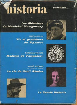 Les mémoires du Maréchal Montgomery, Victomte d'Alamein/ Vie et grandeurs de Byzance par René Guerdan/ Madame de Pompadour par Marcelle Tinayre/ La ...