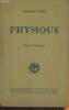 Physique- Classe de philosophie- Programme du 30 avril 1931. Eve Georges