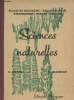 Sciences naturelles- Classe de 4e; 2ème année d'enseignement primaire supérieur (programme du 11 avril 1938). Chadefaud M., Regnier V.