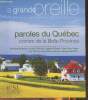 La grande oreille, la revue des arts de la parole n°51- Octobre 2012-Sommaire: Dossier paroles du Québec, contes de la Belle Province- l'aventure du ...