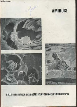 Amibois, bulletin de liaison des professeurs techniques du bois n°48- Novembre 1983-Sommaire: Initiation informatique par M. Mousset- L'agencement de ...