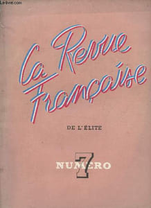 La revue Française de l'Elite n°7 - 2e année- 25 Avril 1948