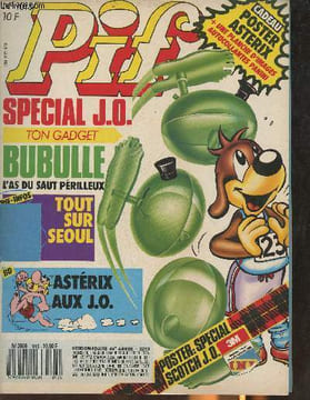 Pif gadget n°1015- 44e année- spécial J.O.-Sommaire: Pif: la forme, pas le fond- Liberté! je suis, tu es, nous sommes, les enfants de 89- Smith et ...