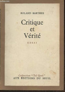 Critique et vérité