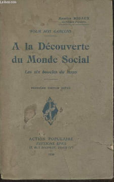 A la découverte du monde social- Les six boucles du lasso. Rigaud Maurice