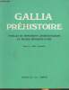 Gallia pr&eacute;histoire- fouilles et monuments arch&eacute;ologiques en France m&eacute;tropolitaine Tome 20- 1983- Fascicule 1. Collectif