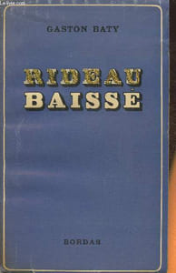 Rideau baissé