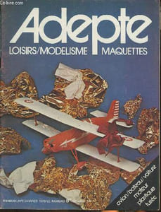 Adepte loisirs/modélisme/maquettes n°2- Janvier 1975-Sommaire: planneur: Le strato- Le jimmy- Servo saver- mini fusées- 215000 tonnes r/c- Davis Morgan au pays du modèle réduit- etc.
