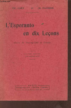 L'esperanto en dix leçons (cours de touring-club de France). Cart Th., Pagnier M.