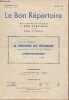 Le bon répertoire n°14- 18e année- Janvier 1939. Collectif