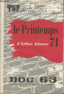 TGP n°21- Mai 1963-Sommaire:Le printemps 71- La voix des bibliothèques- la voix des discothèuqes- etc.. Collectif