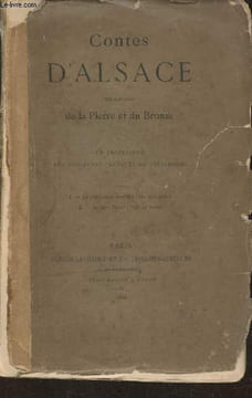 Contes d'Alsace sur les ages de la Pierre et du Bronze. Un professeur des anciennes facultés de Strasbourg