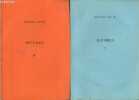 Oeuvres Tomes I et II (2 volumes). Meyer Bernard