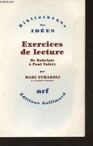 Exercices de lecture de Rabelais à Paul Valéry