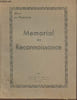 Memorial de reconnaissance. Collectif