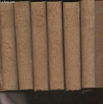Théâtre complet avec préfaces Tomes III à VIII (6 volumes, tomes I, II manquants)-Le fils naturel/Le père prodigue- L'ami des Femmes/Les idées de ...