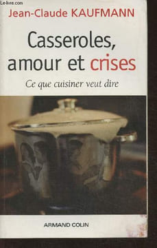 Casseroles, amour et crises- Ce qui cuisiner veut dire. Kaufmann Jean-Claude