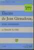 Electre de Jean Giraudoux- Textes commentés- Première ES-L-S.. Le Gall Danielle