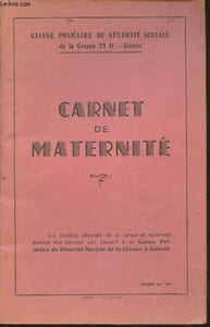 Carnet de maternité (modèle n°122)