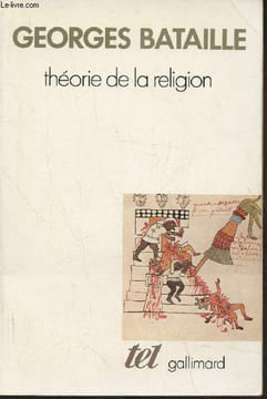 Théorie de la religion. Bataille Georges