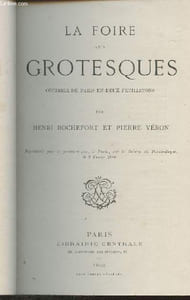 La foire aux grotesques- Courrier de Paris en deux feuilletons