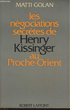 Les négociations de Henry Kissinger au Proche-Orient. Golan Matti