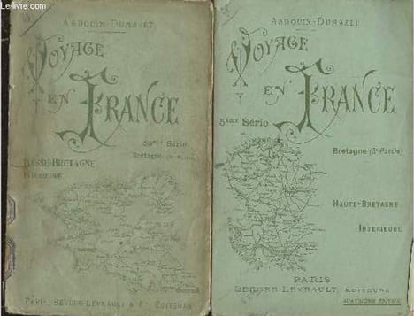 Voyage en France Bretagne en 2 volumes- Haute-Bretagne intérieure + Basse-Bretagne intérieure. Ardouin-Dumazet
