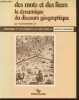 Des mots et des lieux- La dynamique du discours géographique. Berdoulay Vincent