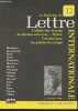 Le bulletin de lettre internationale n°12- Automne 1998-Sommaire: L'affaire des citoyens- La douleur sans nom-Algérie- Fais-moi peur- notre nouvelle- ...