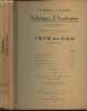 Schémas d'anatomie Fascs. 4, 5 et 6 (3 volumes) Tête et cou 1ère et 2èùe parties + Thorax. Monod Cl., Duhamel B.