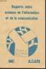 Rapports entre sciences de l'information et de la communication - Colloque du 8 novembre 1975 à Paris n°20. Comité des sciences de l'information et de ...