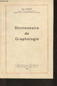 Dictionnaire de graphologie