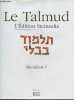 Le Talmud- L'éditions Steinsaltz- Berakhot 1. Rabbin Steinszaltz Adin(Even Israël)