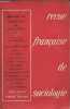 Revue française de sociologie, Vol. VIII, n° spécial 1967-Sommaire: Sociologie de l'éducation- Chahut traditionnel et chahut anomique dans ...