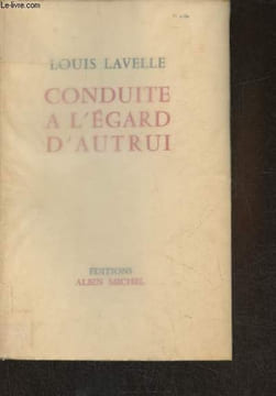 Conduite à l'égard d'autrui. Lavelle Louis