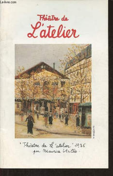 Programme du théâtre de l'atelier- Deux Femmes pour un fantôme, La baby-sitter par René de Obaldia (1990-1991). Collectif