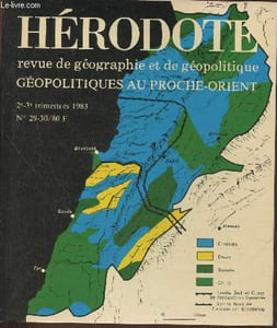 Hérodote n°29-30- Avril-Septembre 1983-Sommaire: Comment fait-on la guerre à Beyrouth? par Michael F. Davie- Israë-Palestine: le nombre et l'espace par Nadia Benjelloun-Ollivier- Les implantations israéliennes dans les territoires occupés par Peter Korinm