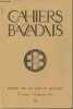 Les cahiers du Bazadais n°78- 27e année- 3e trimestre 1987- Formation des cadres de vies et organisation du paysage dans le nord de l'Entre-Deux-Mers ...