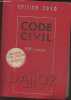 Code civil - édition 2010. Collectif