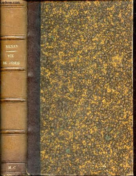 Histoire des origines du christianisme, livre premier : Vie de Jésus - 20e édition revue et augmentée.. Renan Ernest