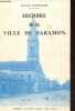 Histoire de la ville de Saramon.. Cassassolles Ferdinand