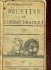 Recettes de cuisine pratique.. Mme G.Schéfer & Mlle H.François