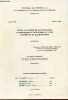 Etude d'un mode de surveillance nutritionnelle applicable au pays souffrant de malnutrition - Thèse n°390 année 1981 - Université de Bordeaux II.. ...