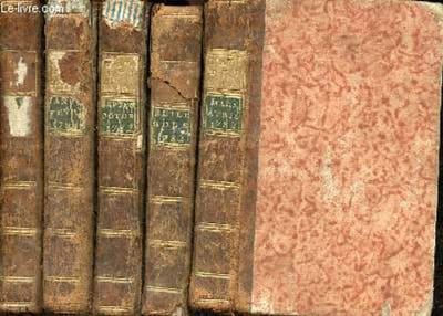 L'ami des enfans - 5 volumes : mars avril 1782 + juillet août 1782 + septembre octobre 1782 + janvier février 1783 + mars avril 1783.